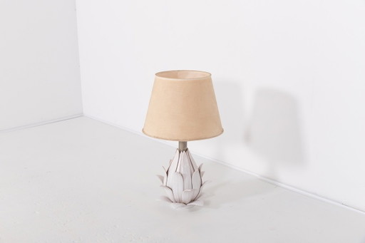 Unique Italian design ceramic ‘Flower’ lamp, 1970’s