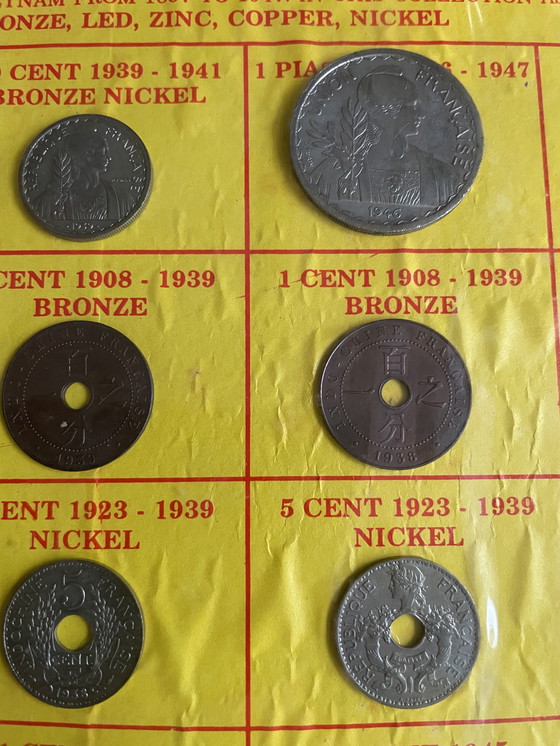 Image 1 of Colección de monedas Indochina - Annam - Vietnam