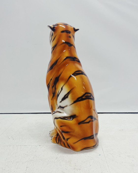 Escultura de tigre de cerámica – Ceramiche Boxer, Objetos decorativos, Ceramic (photo 5 of 5)