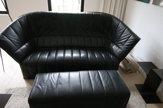 Design Sofa Ligne Roset Moël – Leather (photo 2 of 5)
