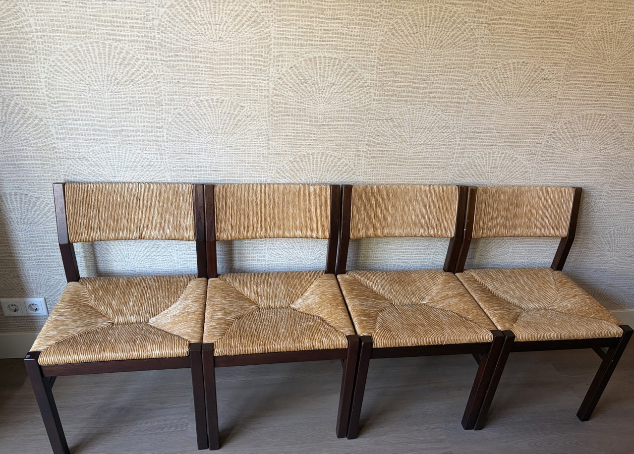 4x Cees Braakman Pastoe chairs
