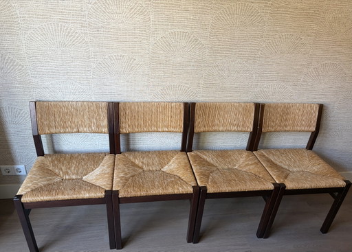 4x Cees Braakman Pastoe stoelen
