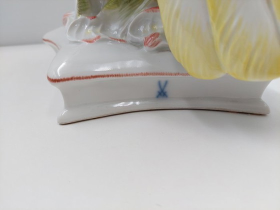 Image 1 of Meissen - Paul Walther - Statue, Cockatoo - 47 cm - Porcelain
