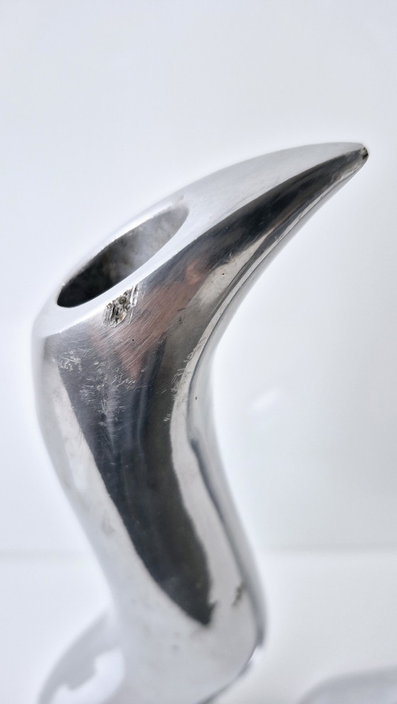 Image 1 of 2 candelabros IKEA Anna Everlund / Efverlund, patrón en zigzag, años 80