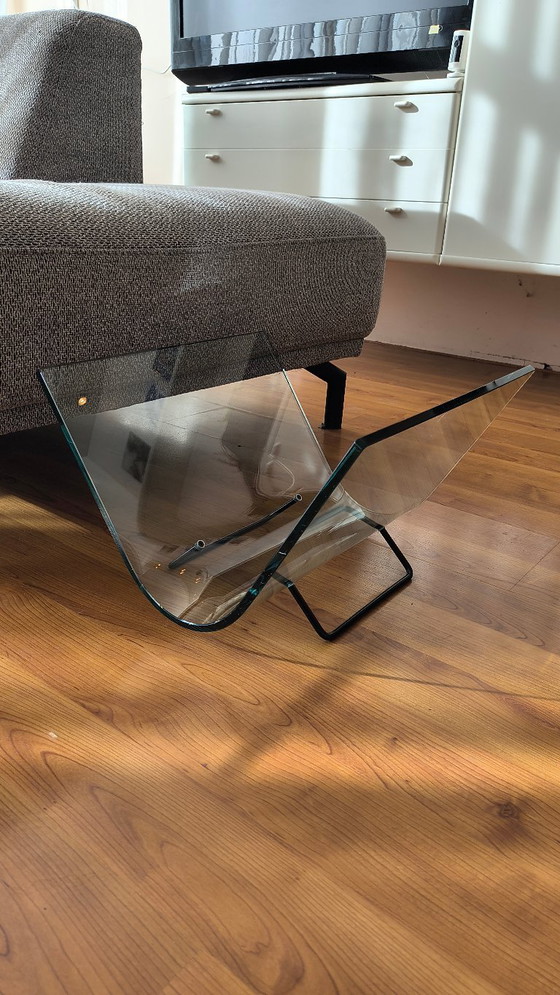 FIAM Zeitungsständer – Fiam Italia, Chrom, Glas (photo 3 of 6)