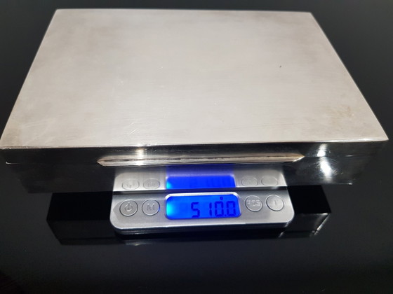 Silver Cigar Box in 925 Silver – Decorative Objects (photo 8 of 8)