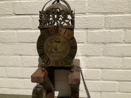 Image 1 of beautiful, well-functioning lantern clock "Tho: Moore Ipswich