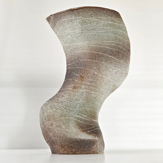 Image 1 of Vintage signed 1960s ceramic vase, female body, 60s, DLG Jean de Lespinasse, 60s