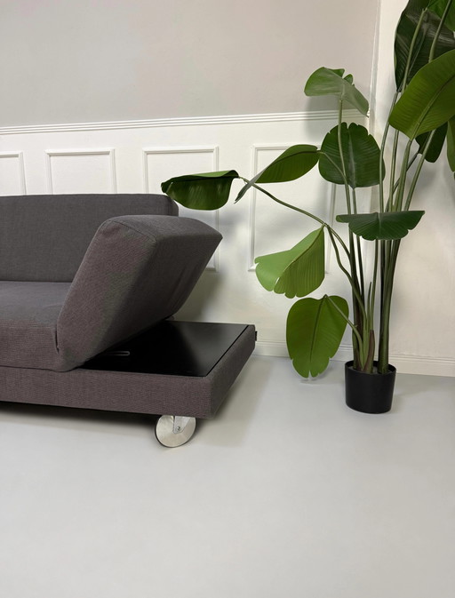 Brühl Fourtwo Sofa Stoff Schlafsofa Four Two Grau Blau
