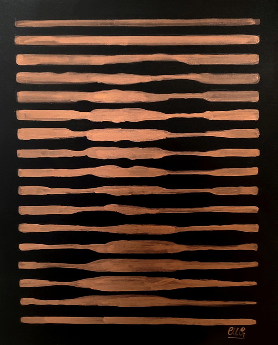 Image 1 of Walter Geraci - Gioconda Stripes (Bronce)