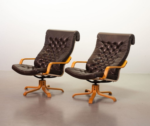 2x Noboru Nakamura Poem Lounge Chairs