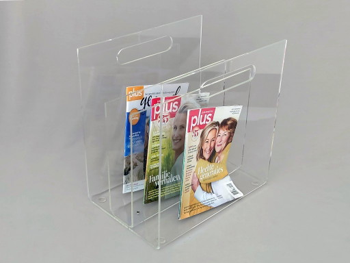 Plexiglas magazine rack – tijdschriftenrek