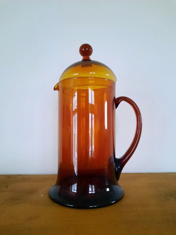 Carafe en Verre Vintage avec Couvercle - Per Lütken pour Holmegaard – Verres et carafes, Glass (photo 5 of 5)