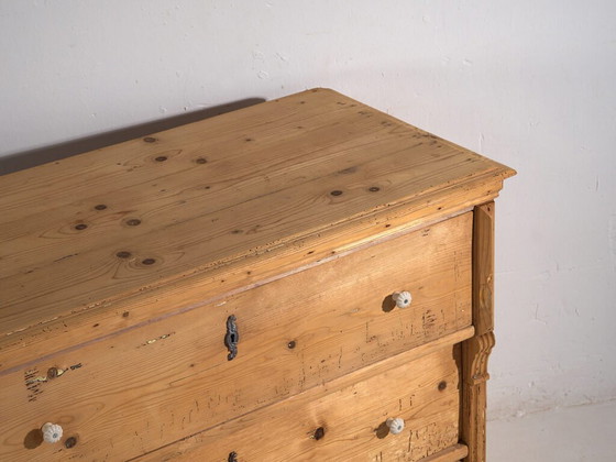 Commode ancienne à trois tiroirs (c.1920) #36 – Rustic (photo 16 of 40)