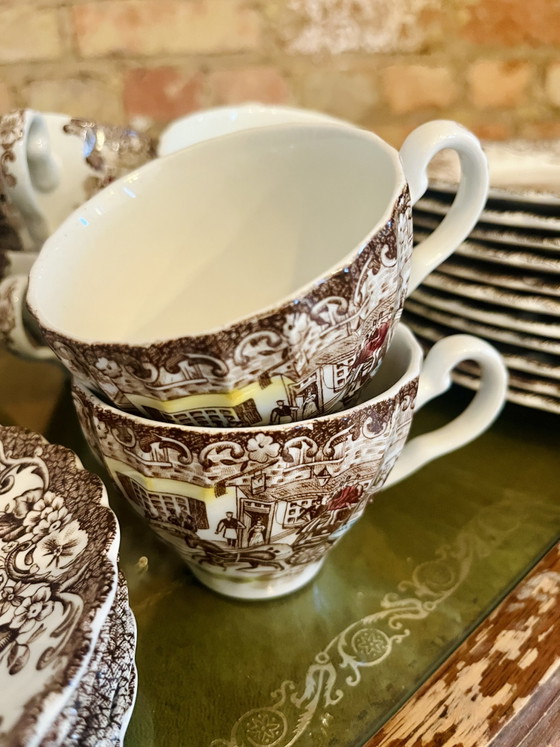 Vintage 'Coaching Scenes' Crockery - Johnson Brothers – Porcelain (photo 5 of 15)