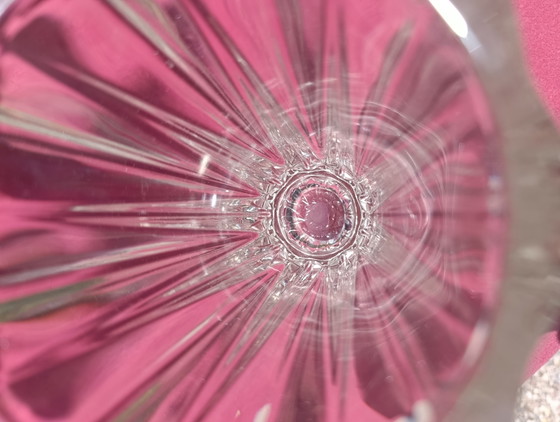 Image 1 of Tulip-shaped cut crystal vase, Art Deco 1930/50