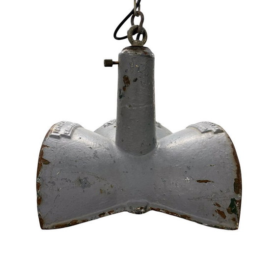 Image 1 of Suspension industrielle vintage n° 2 par Esla avec miroirs
