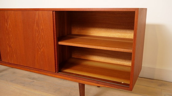 Image 1 of Vintage sideboard | Sliding doors | Scandinavian design | 183cm