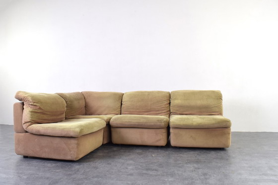 Image 1 of Mid-Century Modular Corner Sofa by Rolf Benz, 1970s.