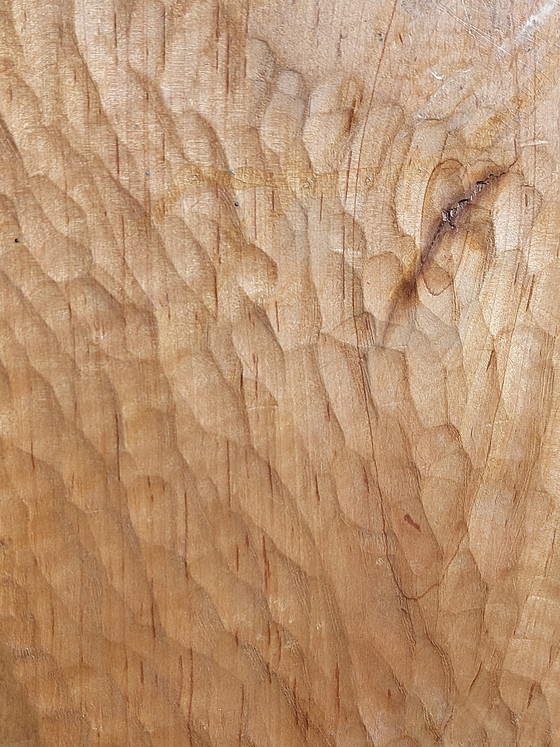 Image 1 of Magnifique lampe de table Art Déco organique sculptée à la main