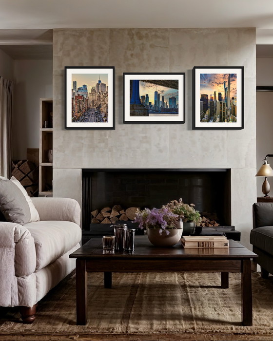 Image 1 of Soirées dans la ville I, New York - série de 3