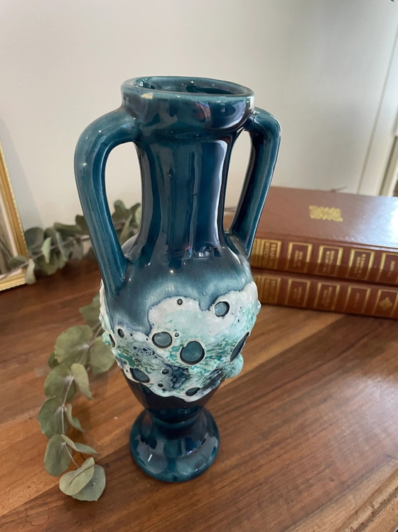 Jarrón de cerámica atribuido a Vallauris – Jarrones, Ceramic (photo 2 of 3)