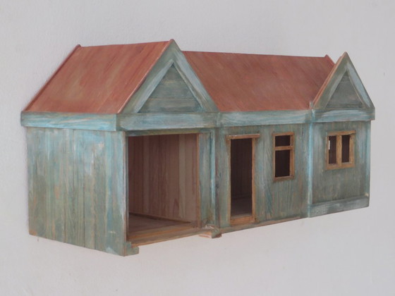 Eric van Solm - 'The Cottage' – Beeldhouwkunst, Wood, Hedendaags (photo 2 of 8)