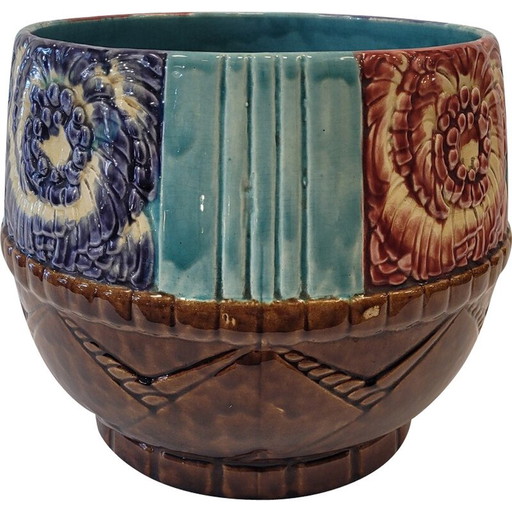 Cache pot vintage et barbotina de Orchies