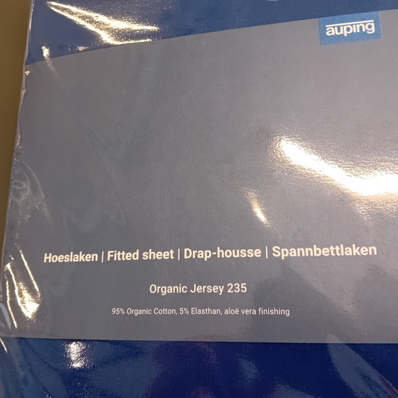 Image 1 of Jersey fitted sheet 235 90 x 200/210