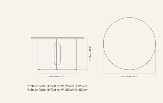 Image 1 of DESIGN MARMER Androgyne Dining Table (round)