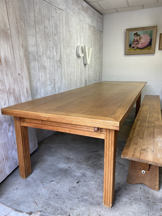 Image 1 of Table De Ferme 250/400 X 104Cm