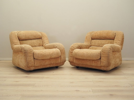 Image 1 of Beiger Sessel, italienisches Design, 1960er Jahre, Produktion: Italien