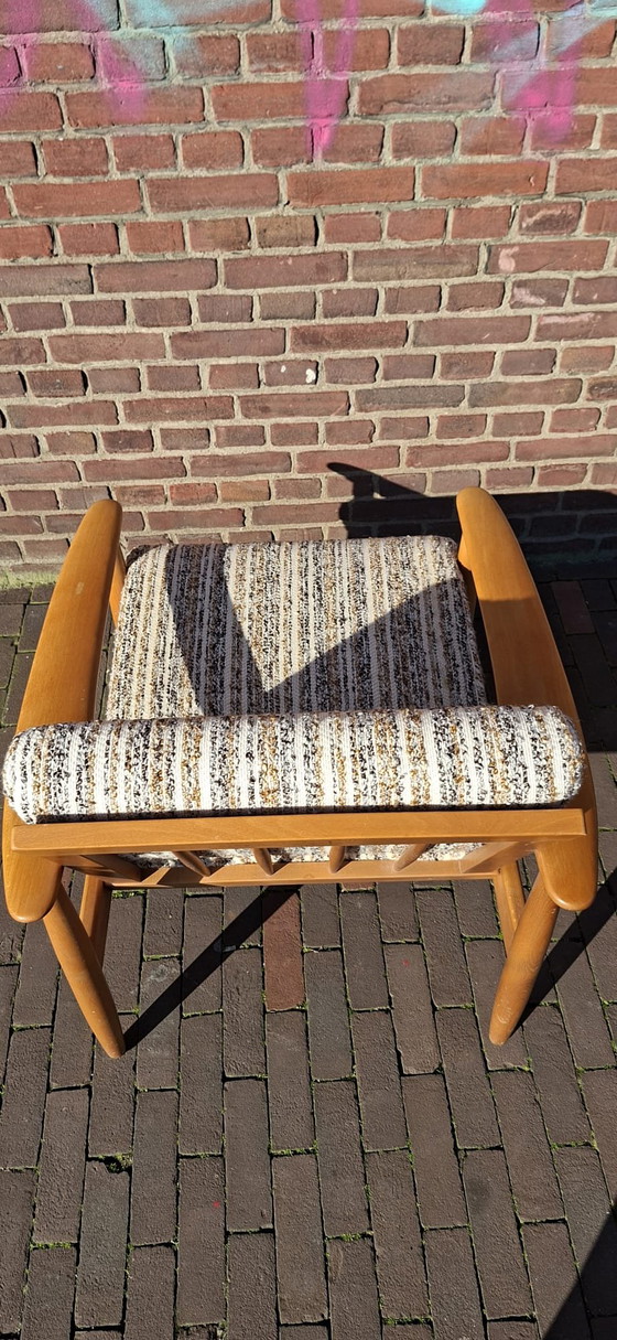 Image 1 of 2 dänische Sessel aus den 1970er Jahren mit Originalpolsterung