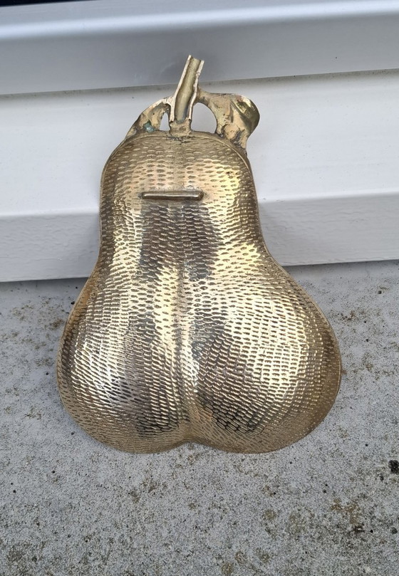 Charming vintage Cloisonné pear-shaped dish. – Cloisonné., Table accessories, Copper (photo 4 of 11)