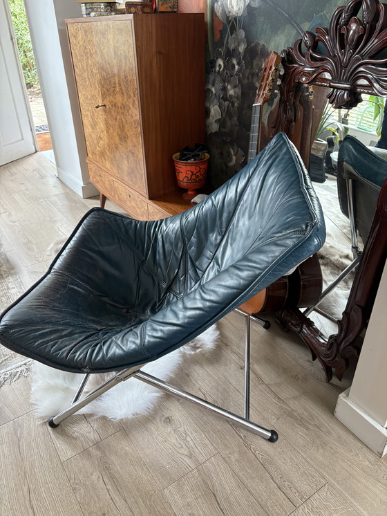 Image 1 of Teun van Zanten pour le fauteuil en cuir Molinari