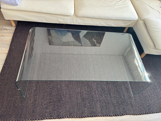 Image 1 of Curved Glass Coffee Table