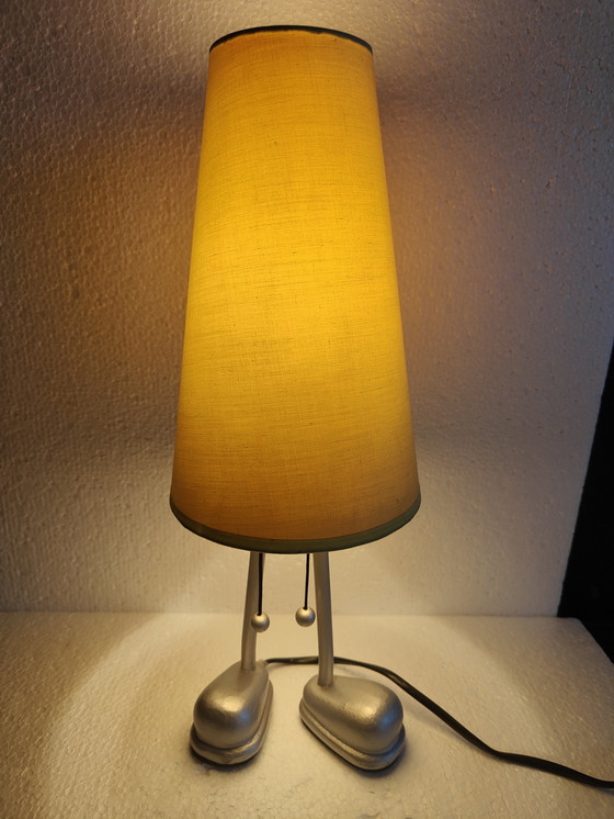 Image 1 of Arogo Hako - Japan - Table Lamp - Metal - Polyester - Post Modern - 80'S