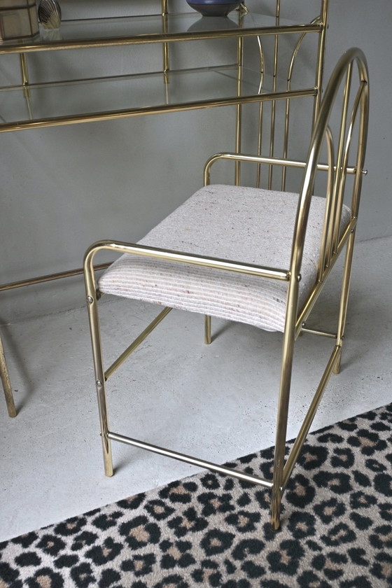 Image 1 of Toletta color oro Hollywood Regency