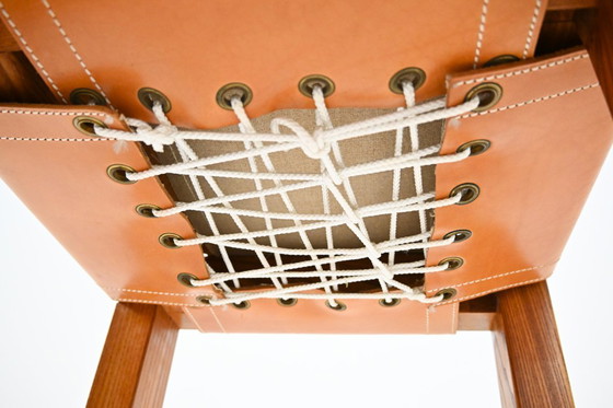 Image 1 of Eetkamerstoelen "S11" van Pierre Chapo, 1966, set van 6