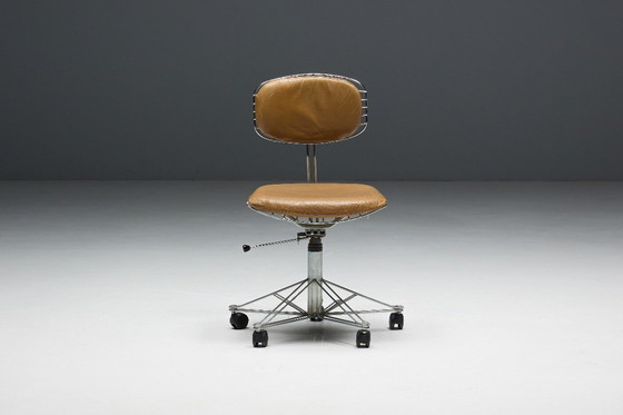 Image 1 of Beaubourg Bürostuhl von Michel Cadestin & Georges Laurent, Frankreich, 1970er Jahre