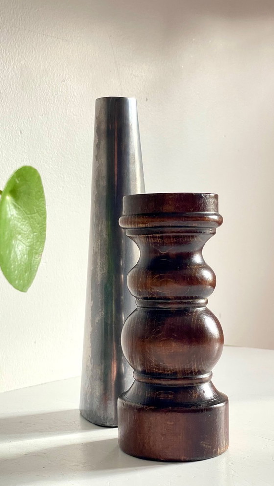 Image 1 of BOUGEOIRS Bois et Métal Ikea VINTAGE