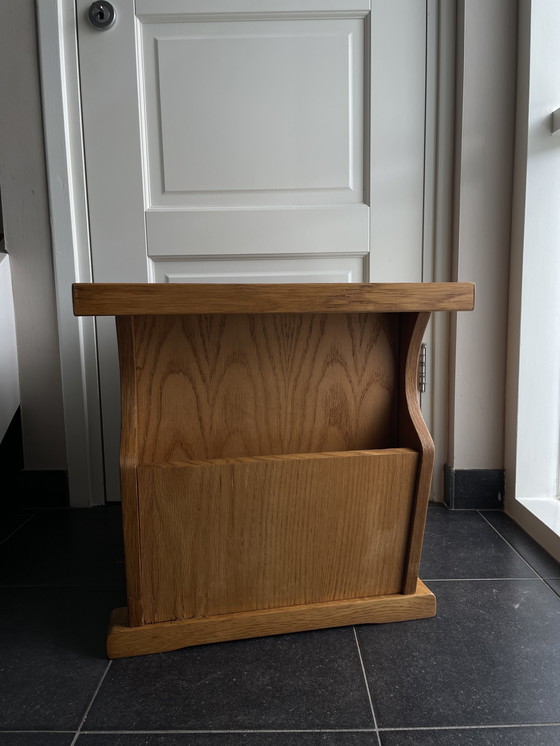 Image 1 of Midcentury houten bijzettafel