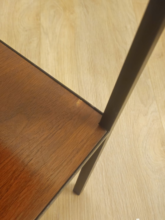 Image 1 of Vintage Sidetable Stellingkast Opbergkast Platenspeler Audiomeubel Kast Boekenkast 