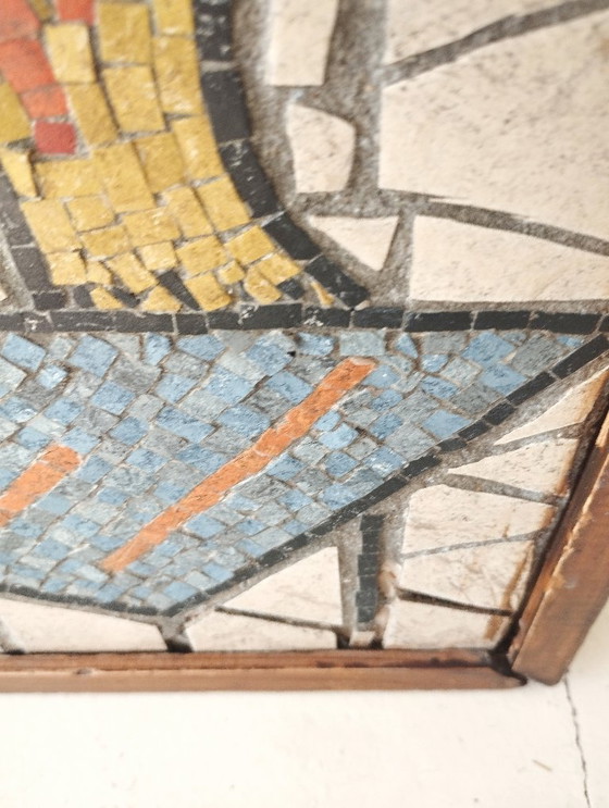 Image 1 of Vintage Wall Object or Mosaic Work, Ca. 1950