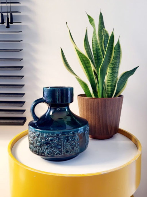 Vintage vase relief ILKRA Panorama Asia, K. Schwebsch, West Germany, 1963