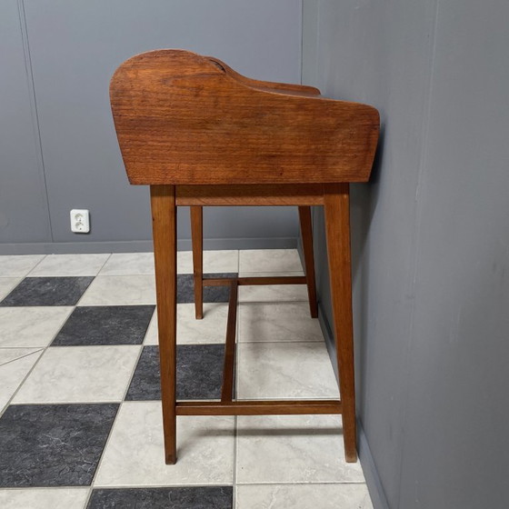 Image 1 of Bureau en teck à plateau enroulable, Danemark des années 1960