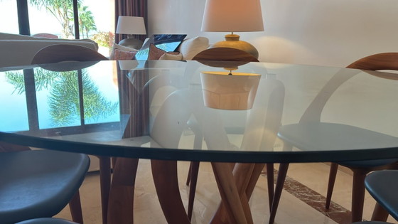 Mesa de Comedor de Lujo Porada: Mesa Infinity – Mesas de comedor, Crystal, Wood (photo 8 of 12)