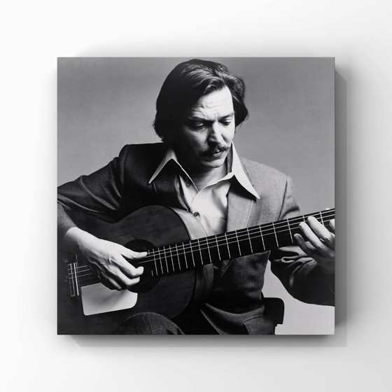 Image 1 of 1x œuvre d'art en noir et blanc de Carlos Jobim, milieu du XXe siècle, années 1970