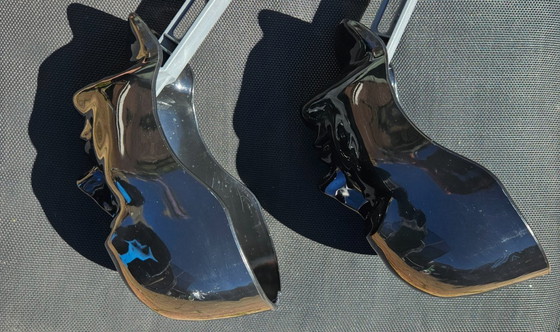 Image 1 of 2 motorcycle/scooter helmet holders unused