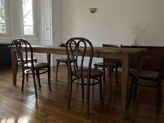 Image 1 of Large Provence farmhouse table in solid oak - 300 x 100 cm